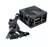 Lian Li Fuente de alimentación RB de 650 W, bronce 80 Plus, ATX 3.1, listo para PCIe 5.1, ventilador de bajo ruido de 135 mm, gestión de cables integrada, no modular, negro (RB650B)