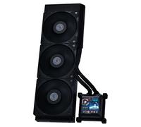 Lian Li Hydroshift 360 AIO - Ventiladores preinstalados de 3 x 28 mm - Camino de refrigerante montado en el lateral - Pantalla LCD de 2.8 pulgadas - Resolución de 480 × 480 - Capturas de pantalla