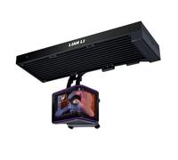 Lian Li Hydroshift II - Enfriador de CPU líquido OLED curvado 360 - Abrazadera flexible de tubo deslizante - Pantalla ajustable 2K de 6.65 pulgadas - Efectos de animación 3D - LGA 1851/1700, AMD AM5/4