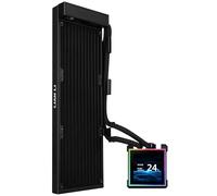 Lian Li Hydroshift Ii LcD-S 360 Fanless Refrigeración Líquida, Negro | Refrigeración líquida CPU AIO 360mm, pantalla LCD personalizable, bomba silenciosa, compatible Intel LGA1700 y AMD AM5