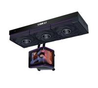 Lian Li Hydroshift II OLED Curved 360P28 V2 - Enfriador líquido para CPU - AIO de 360 mm - Ventiladores P28V2 de 3 x 120 mm - Pantalla de 6.66 pulgadas - Efectos de animación 3D - Daisy-Chain, LGA