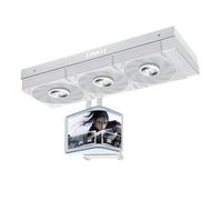 Lian Li Hydroshift II OLED Curved 360P28 V2 - Enfriador líquido para CPU - AIO de 360 mm - Ventiladores P28V2 de 3 x 120 mm - Pantalla de 6.66 pulgadas - Efectos de animación 3D - Daisy-Chain, LGA