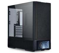 Lian Li Lancool 207 Digital Caja ATX Pantalla LCD 6 Pulgadas Negra | Pantalla LCD 6 pulgadas, 4 ventiladores incluidos, radiador hasta 360mm, PSU frontal, USB-C