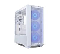 Lian Li LANCOOL III RGB Caja PC ATX Cristal Templado, Blanco | Caja PC ATX mid-tower con cristal templado, ventiladores RGB preinstalados, gestión de cables, ideal build gaming showcase