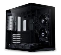 Lian Li O11 Dynamic Mini V2 Flow Caja, Mini Caja, ATX, Cristal Templado - Incluye 5 Ventiladores de 120 mm, Negro