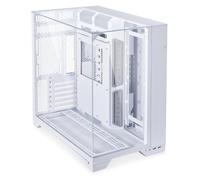 Lian Li O11 Vision - Caja de computadora ATX de Media Torre Blanca de Aluminio/Acero/Vidrio Templado - O11VW.US