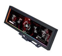 Lian Li Pantalla Universal 8,8" Negro - Monitor de Hardware USB con Resolución 1920×480, Brillo de 500 nits, Opciones de Montaje Flexibles, Iluminación de Borde ARGB