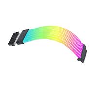 Lian Li Strimer - Cable de extensión inalámbrico RGB de 24 pines, 132 LED direccionables, conexión inalámbrica de 2.4 GHz, compatible con L-Connect 3, funda premium (controlador inalámbrico no