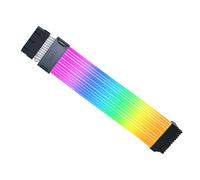 Lian Li Strimer Wireless 24 pines (PW24-1W) - Cable de extensión de alimentación RGB direccionable - Control inalámbrico de 2.4 GHz - Controlador inalámbrico no incluido y es necesario