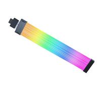 Lian Li Strimer Wireless - Cable de extensión de alimentación RGB direccionable de 16 Pines con Control inalámbrico - 12 Tiras LED - Controlador inalámbrico no Incluido; se Requiere un Controlador