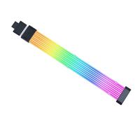 Lian Li Strimer Wireless - Cable de extensión de alimentación RGB direccionable de 16 pines con control inalámbrico - 8 tiras LED - Controlador inalámbrico no incluido; se requiere un controlador para