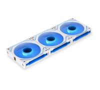 Lian Li UNI Fan SL-INF 120 RGB Infinity Mirror ARGB Ventilador ARGB de 120 mm, color blanco, paquete de 3 controladores