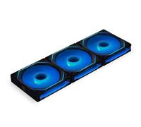 Lian Li UNI FAN SL-INF Reverse Blade ARGB 120mm Triple Fan Pack - Negro - Infinity Mirror RGB - Incluye controlador - 2100RPM