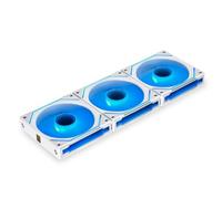 Lian Li UNI FAN SL Infinity 120mm Aspas Invertidas, Pack de 3, Blanco