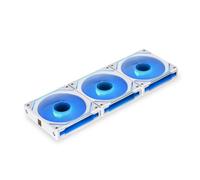 Lian Li UNI FAN SL Infinity 120mm Ventiladores ARGB, Pack de 3, Blanco | Controlador incluido, 40 LED por unidad, hasta 2100 rpm, 61,3 CFM, conexión en cadena, software L-Connect 3