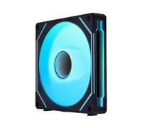 Lian Li UNI FAN SL Infinity 140mm Aspas Invertidas ARGB, Negro | Flujo invertido para montaje en entrada, hasta 1600 rpm, 28 dBA, 40 LED, rodamiento FDB, software L-Connect 3