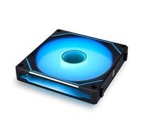 Lian Li UNI FAN SL Infinity 140mm Ventilador ARGB, Pack de 1, Negro | Formato 140mm, hasta 1600 rpm, 28 dBA máximo, 40 LED, rodamiento de fluido dinámico, software L-Connect 3