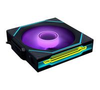Lian Li UNI Fan SL-Infinity Wireless - 120 - Paquete individual (hoja inversa) - Señal inalámbrica de 2.4 GHz Control de ventilador ARGB - Espejo infinito doble - Negro (G99.12RSLIN1W1B.in)