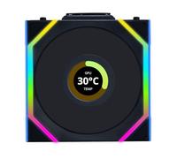 Lian Li Uni Fan SL120 Wireless LCD ARGB Reverse Blade 120mm Negro