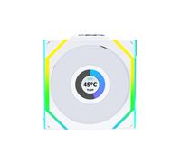 Lian Li Uni Fan SL Wireless LCD 120 aRGB Blanco 120mm Ventilador PC inalámbrico