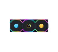 VENTILADOR 120X120 LIAN LI UNIFAN SL WIRELESS LCD BK RV