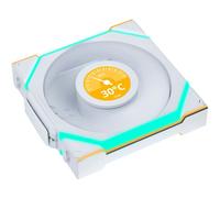Lian Li Uni Fan SL LCD ARGB 120mm Wireless Blanco