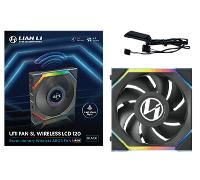 lian li uni fan sl wireless lcd 120 carcasa del ordenador ventilador 12 cm negro 1 pieza s