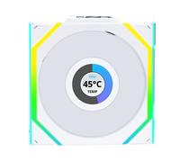 Lian Li - UNI FAN SL Wireless LCD 120 Reverse Blade Carcasa del ordenador Ventilador 12 cm Blanco 1 pieza(s)
