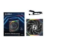Lian-Li UNI FAN SL Wireless LCD 120 Reverse Blade Ventilador Suplementario 12 cm Negro