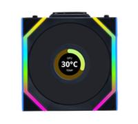 Lian Li UNI FAN SL Wireless Pantalla LCD 120 ARGB FAN Reverse Blade Black | Ventilador Suplementario