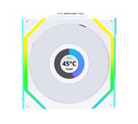 Lian Li UNI FAN SL Wireless Pantalla LCD 120 ARGB FAN Reverse Blade | Ventilador Suplementario Blanco