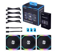 Lian Li UNI FAN SL120 V2 ARGB 120mm Black pack 3 unidades - Ventilador