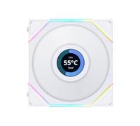 Lian Li UNI FAN TL LCD Reverse Blade 120mm Triple Pack Blanco + Controlador