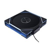 Lian Li UNI Fan TL - Wireless 140 - Paquete de 1 (hoja inversa) - Control de ventilador ARGB de señal inalámbrica de 2.4 GHz - Iluminación de doble zona - FDB - 140 mm - Controlador no incluido y no