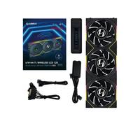 Lian Li 12RTLLCD1W3B sistema de refrigeración para ordenador Carcasa del ordenador Ventilador 12 cm Negro