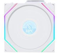 Lian Li UNI FAN TL Wireless Pantalla LCD 120 ARGB FAN Reverse Blade | Ventilador Suplementario Blanco