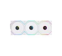 Lian Li UNI Fan TL - Ventilador inalámbrico para PC LCD (120 mm, RGB, 3 unidades, con ventilador PWM, 26 ledes ARGB, hasta 1.900 rpm, alto flujo de aire, baja vibración, silencioso)