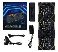 Lian Li Uni Fan TL120 Wireless ARGB Reverse Blade 120mm Triple Pack Negro