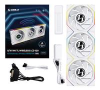 Lian Li Uni Fan TL120 Wireless LCD ARGB Reverse Blade 120mm Triple Pack Blanco