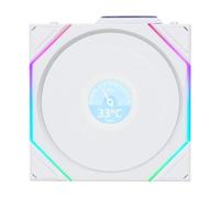 Lian Li Uni TL120 LCD Blanco 120 mm Ventilador PC