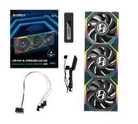 LIAN LI Unifan SL | Ventilador Wireless LCD Black Pack 3