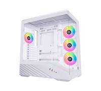 Lian li v100 atx - carcasa de pc de torre media, 4 ventiladores argb p