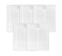 LIANFOND Filtro lavable de repuesto para Roborock Q7, M5, Q7, M5+, Q7, TF, Q7, L5, Q7B, paquete de 5, papel de filtro blanco