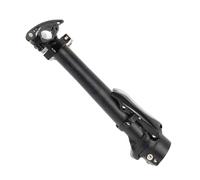 LIANFOND Vástago plegable para manubrio de bicicleta, elevador frontal ajustable de liberación rápida para bicicleta, aleación de aluminio, ligero, resistente al desgaste, negro y plateado