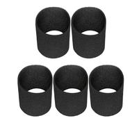 LIANFOND VFF21 - Filtros de espuma para aspiradoras Vacmaster en seco y húmedo, para modelos de 2.5, 3.2, 4 y 5 galones, espuma densa lavable, color negro, paquete de 5
