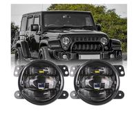 LIANGBAOS Faro Principal Para Dodge Para Journey Para Magnum Para Charger 2005-2013 30W 4 Pulgadas Luces Antiniebla LED Auxiliares Luces De Cruce 2 Piezas Faros Delanteros Coche(B)