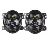 LIANGBAOS Faro Principal Para Jeep Para Wrangler JK TJ LJ 2007-2017 Faros Antiniebla Delanteros LED Redondos De 4 Pulgadas Faros Delanteros Coche