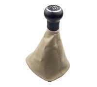 LIANGBAOS Pomo Cambios Marcha Coche Para VW Para Passat B5 1998-2004 5/6 Velocidad Perilla Palanca Cambios Coche Polaina Bota Cubierta A Prueba Polvo Cubierta Perilla Palanca(5 Speed Beige A)