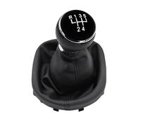 LIANGBAOS Pomos De Palanca De Cambios Para VW Para Caddy MK2 Para Touran 2004-2009 Pomo Cambio Marchas Palanca De Cambios Funda Protectora(5 Speed)