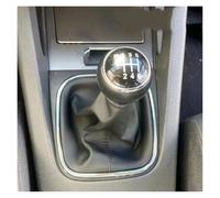 LIANGBAOS Pomos De Palanca De Cambios Perilla De Cambio De Marchas De 5/6 Velocidades Con Funda De Cuero Para VW Para Golf 5 V MK5 MK6 Para Jetta R32 2004-2014(6 speed)